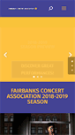 Mobile Screenshot of fairbanksconcert.org